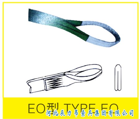 扁平吊装带环眼缝纫方法