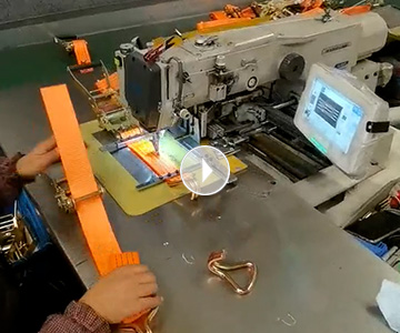 拴紧器自动缝纫机快速工作视频